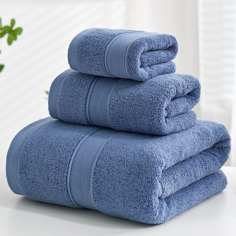 Luxury Combed Cotton Bath Towel Set – 500g Thick Plush Comfort Berriscent