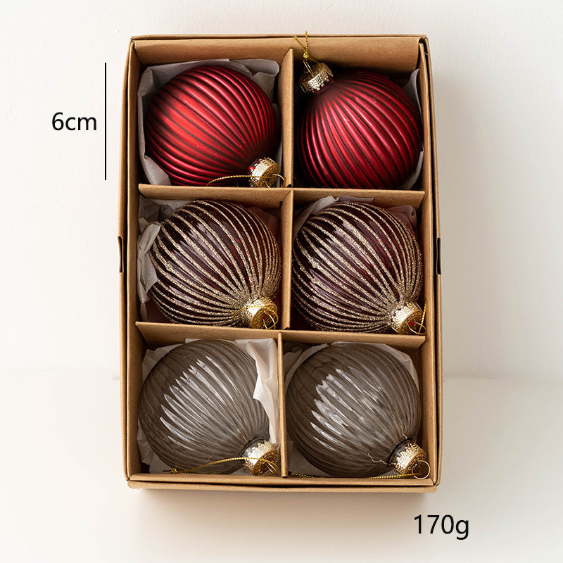 Elegant Christmas Ball Ornament Collection – 6cm Baubles Berriscent