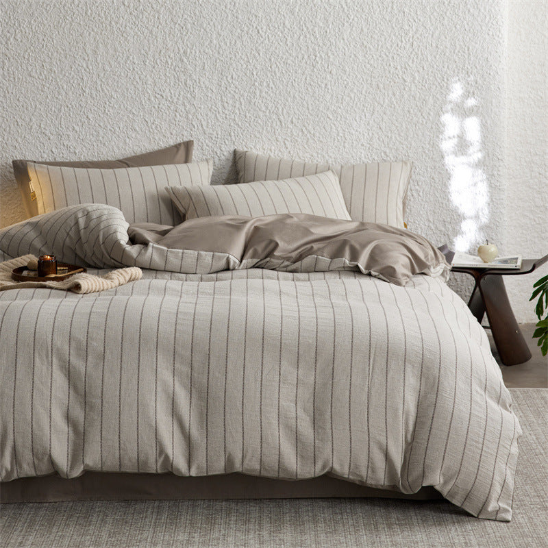 The Atelier Stripe | 40s Double-Jacquard Cotton Bed Linen