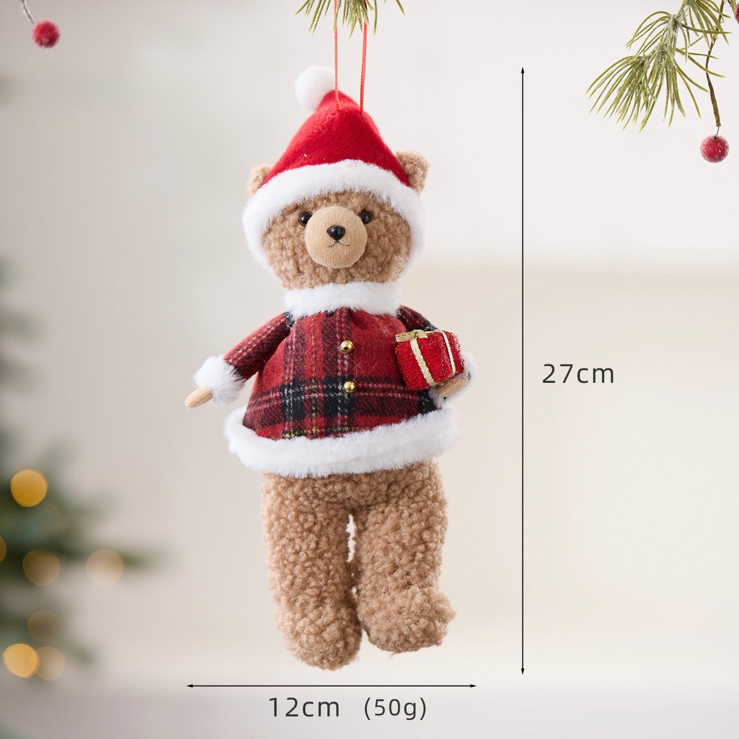 Festive Teddy Companions – Christmas Plush Ornaments