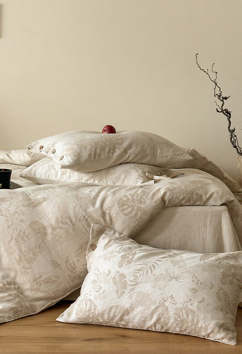 Botanica Relief | 3D-Jacquard Linen-Rich Bed Linen