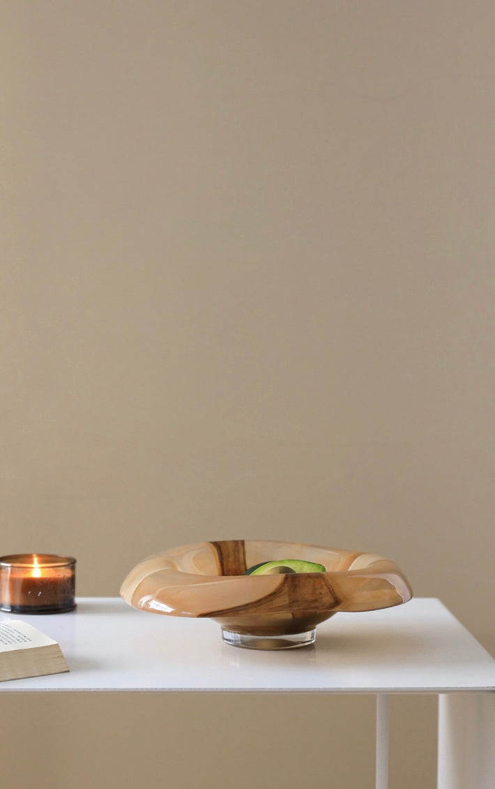 Drift Aura Sculpted Glass Bowl Collection Berriscent