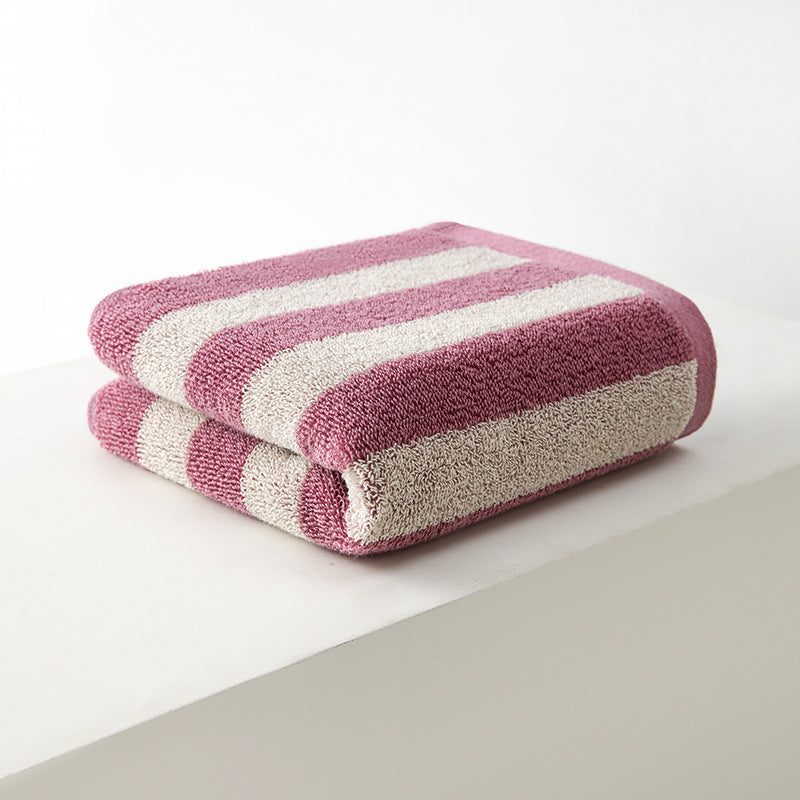 Classic Stripe Pure Cotton Hand Towel – Effortless Style and Everyday Comfort Berriscent