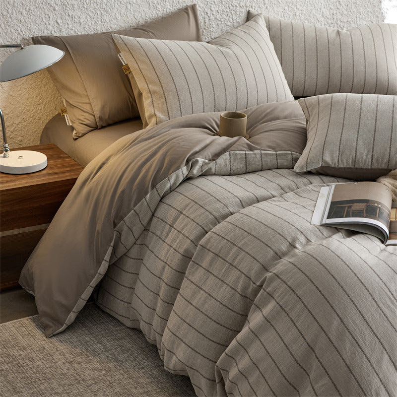 The Atelier Stripe | 40s Double-Jacquard Cotton Bed Linen