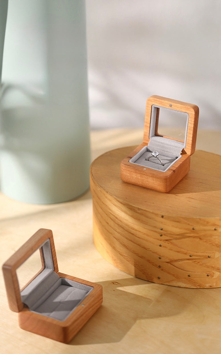 Aurora Heritage Wooden Ring Box Collection Berriscent