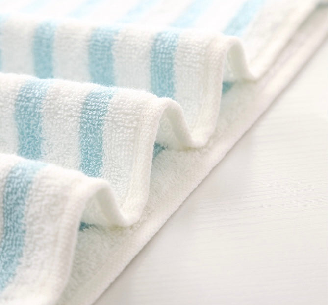 Pastel Stripe Cotton Towel – Softness Meets Everyday Elegance Berriscent