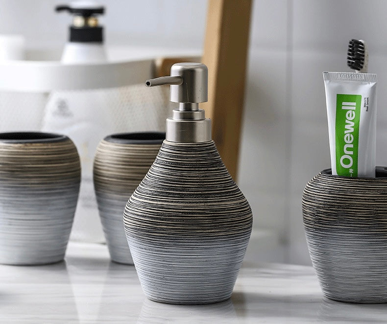 Obsidian Fade Ceramic Bathroom Ensemble Berriscent