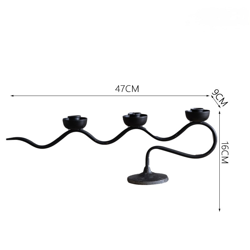 Wavy Trio Candle Holder Berriscent