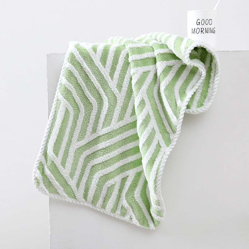 Waveform Touch Coral Fleece Towel Collection Berriscent