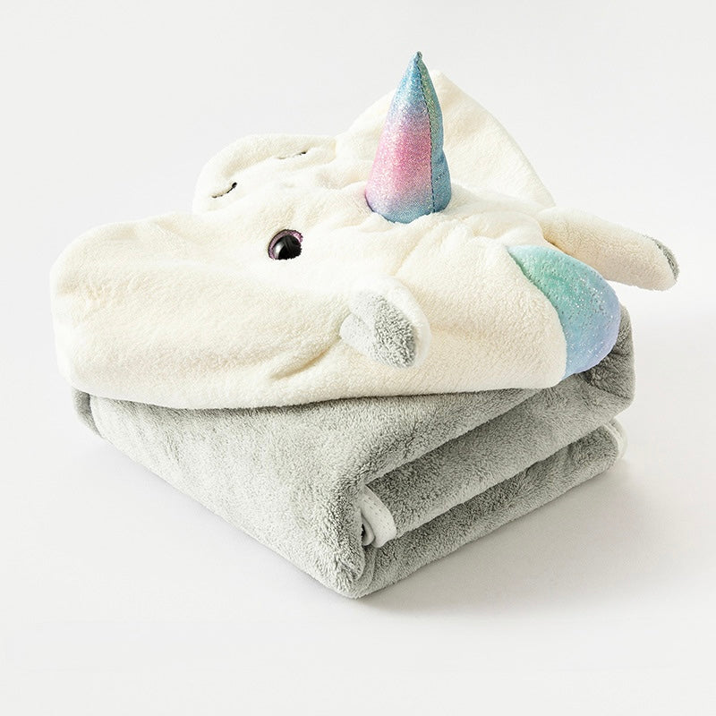 Starlume Unicorn Hooded Towel Berriscent