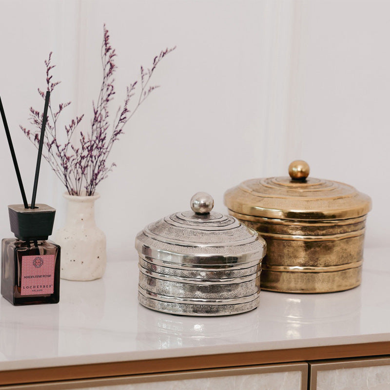 Aurelia Aluminium Storage Box – Luxury Decorative Container Berriscent