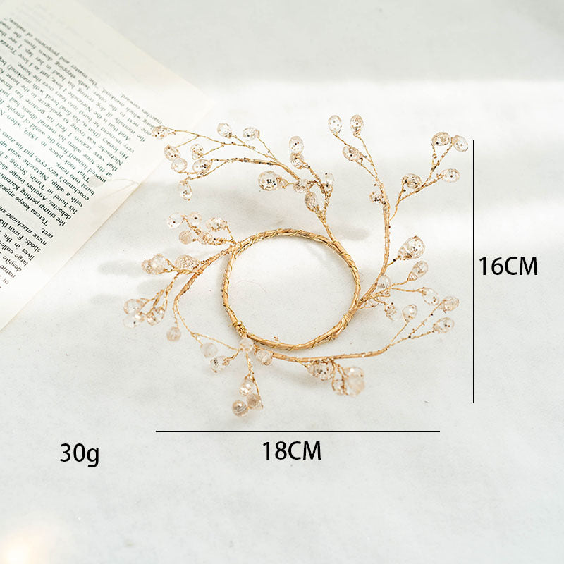 Golden Glitter Decorative Branches & Garlands Collection