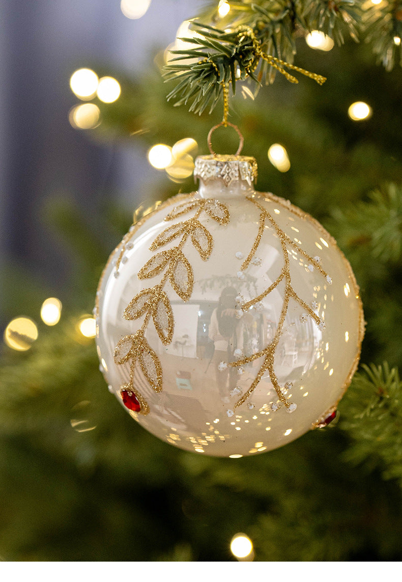 Luxury Christmas Glass Baubles Set
