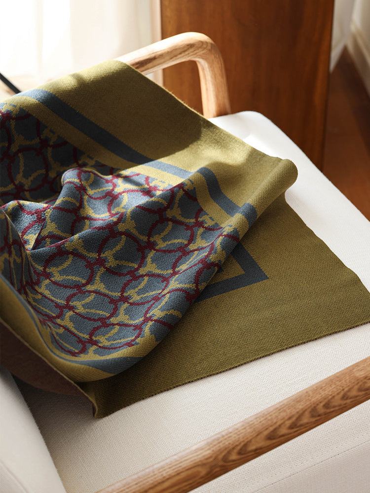 Loommark Woven Pattern Throw Berriscent