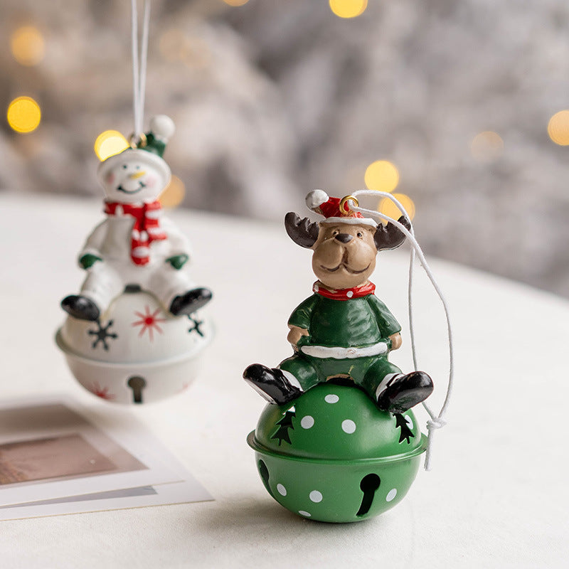 Jingle Companions – Santa, Snowman & Reindeer Bell Ornaments Collection Berriscent
