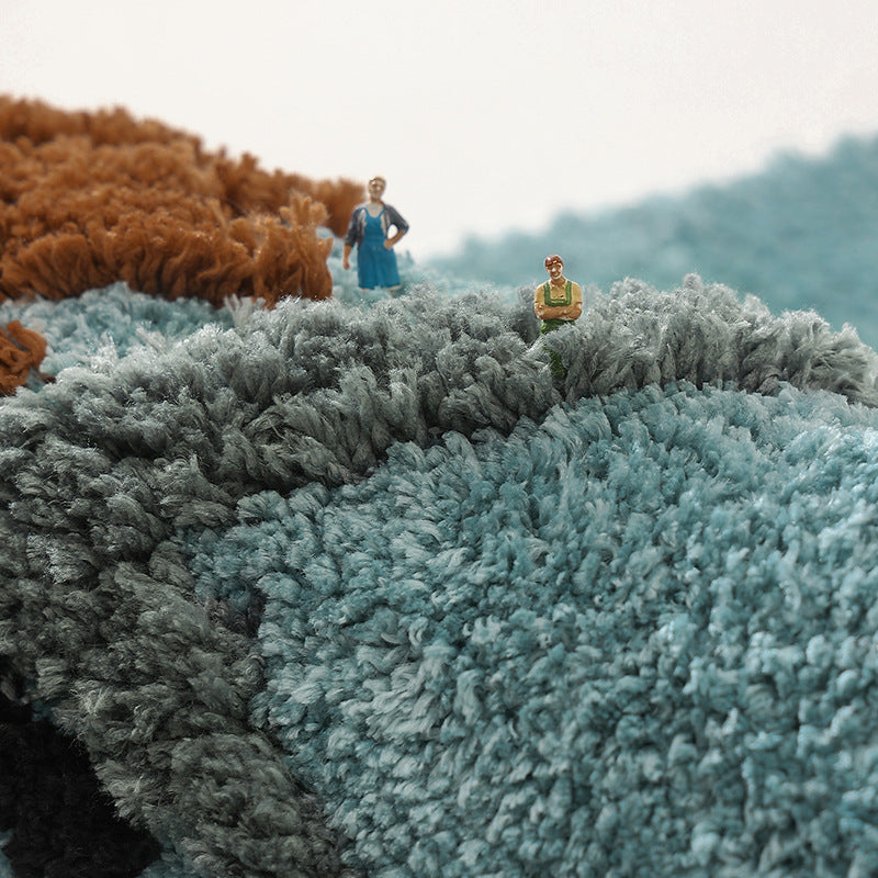 Verdant Bloom Bath Mat – Absorbent Quick-Dry Surface Berriscent