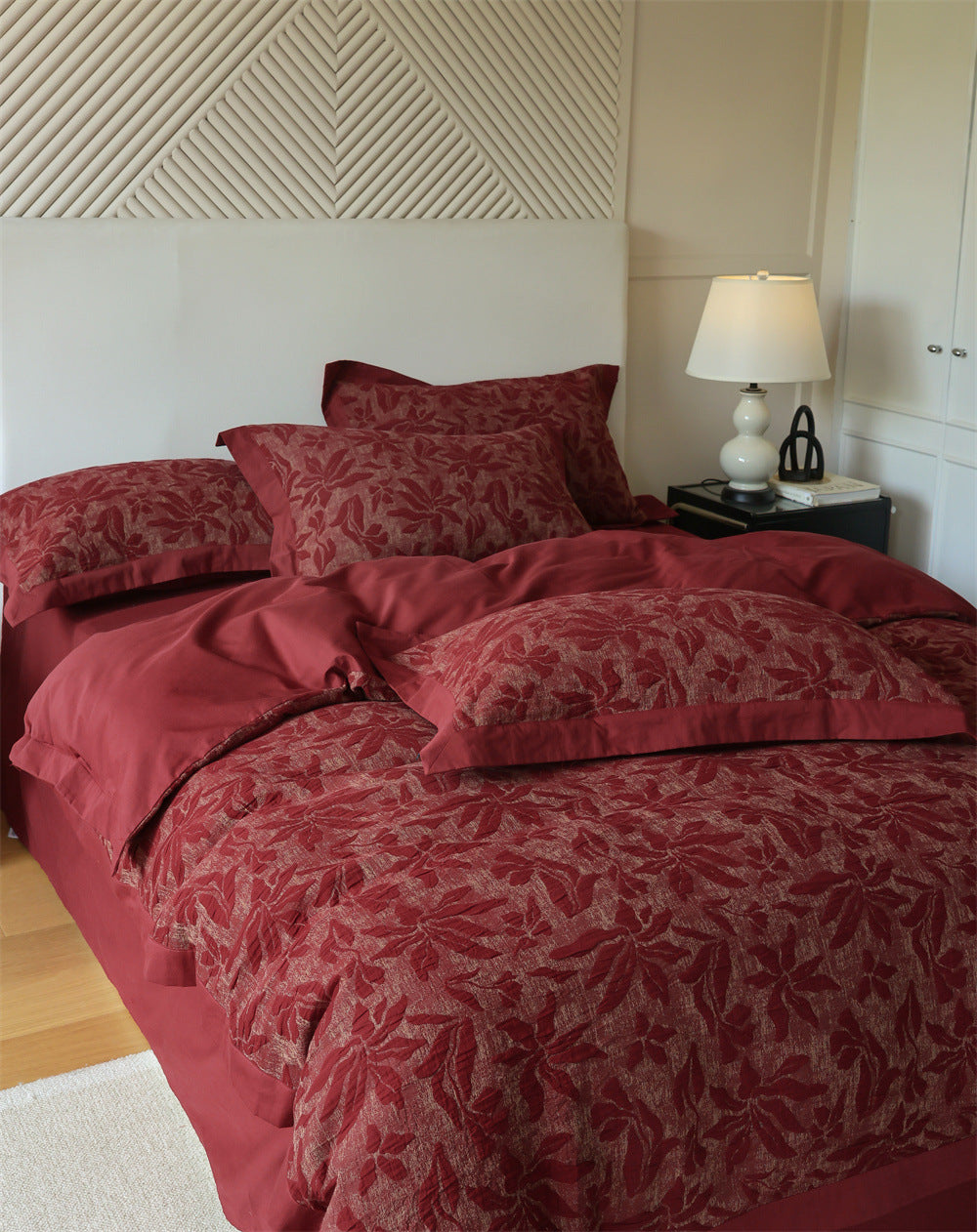 Imperial Bloom Pure Cotton High-End Bedding Set Berriscent