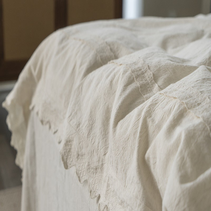 Linen Whisper Bedding Set (4-Piece Set)Berriscent