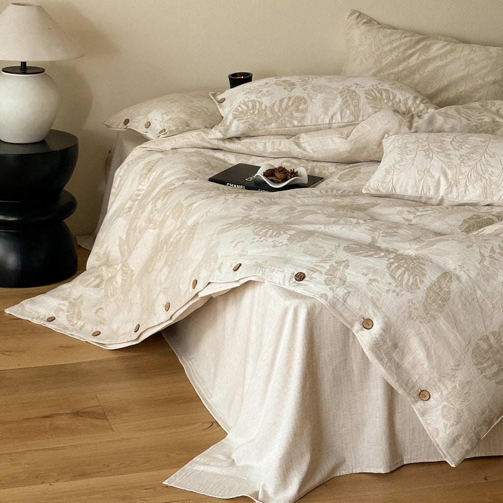 Botanica Relief | 3D-Jacquard Linen-Rich Bed Linen