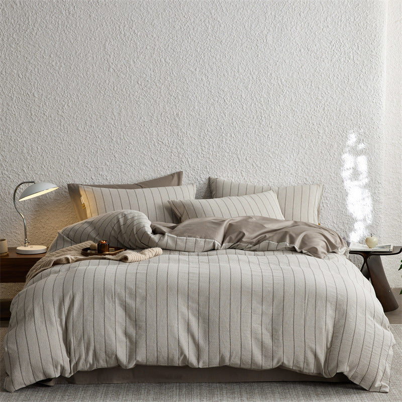 The Atelier Stripe | 40s Double-Jacquard Cotton Bed Linen