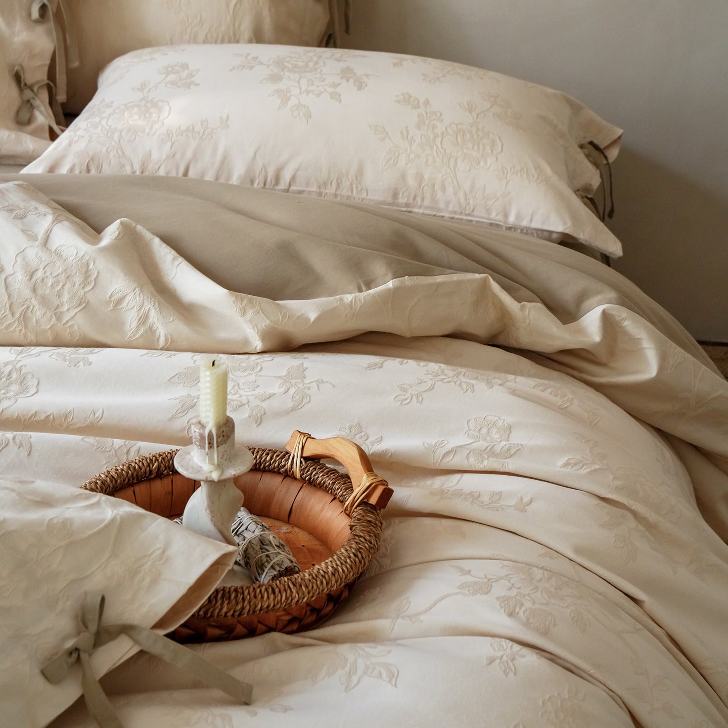 Long-Staple Cotton Brushed Bedding Set Berriscent