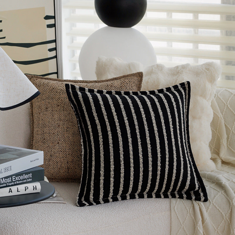 Modern Black & Silver Pillowcase 45x45 Berriscent
