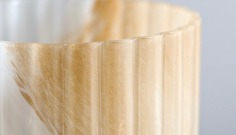 Sandy Marble Glass Vase Berriscent