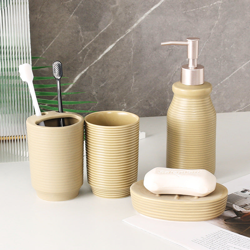 Terra Form Ceramic Bathroom Set