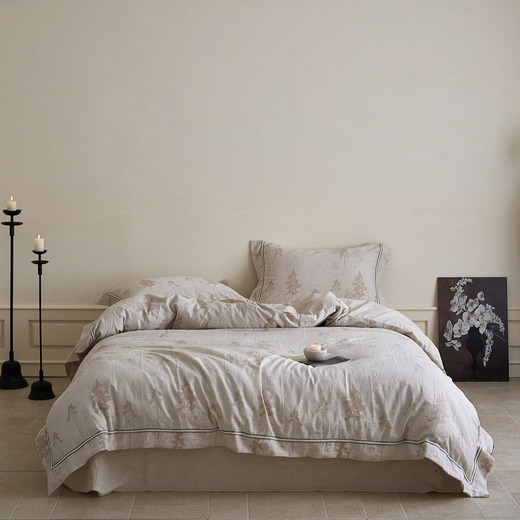 The Zen Drift Series | 80/20 Cotton-Linen Bed Linen