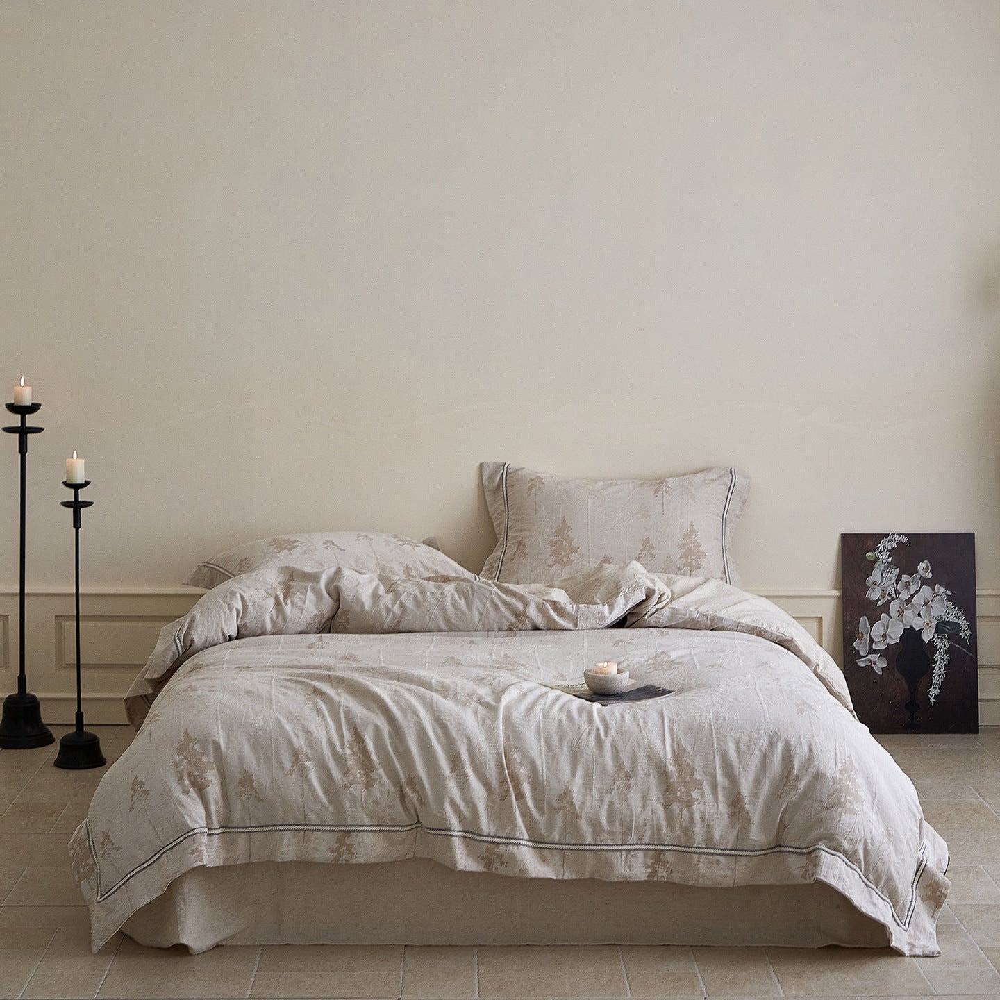 The Zen Drift Series | 80/20 Cotton-Linen Bed Linen