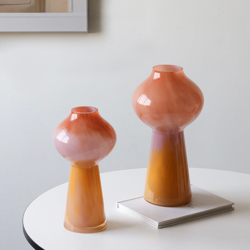 Aurora Blush Pedestal Vase Berriscent