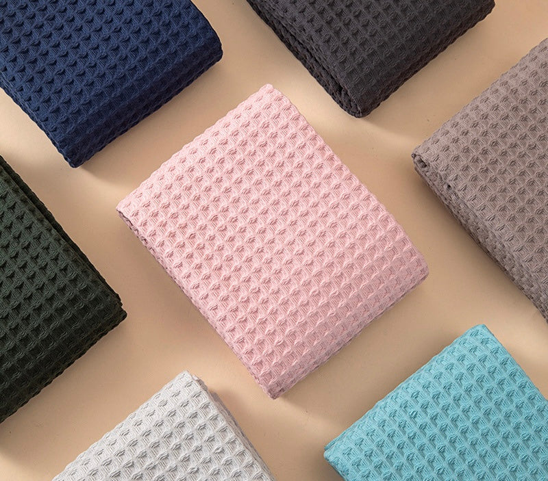 Waffle Weave Cotton Bath Towel Berriscent