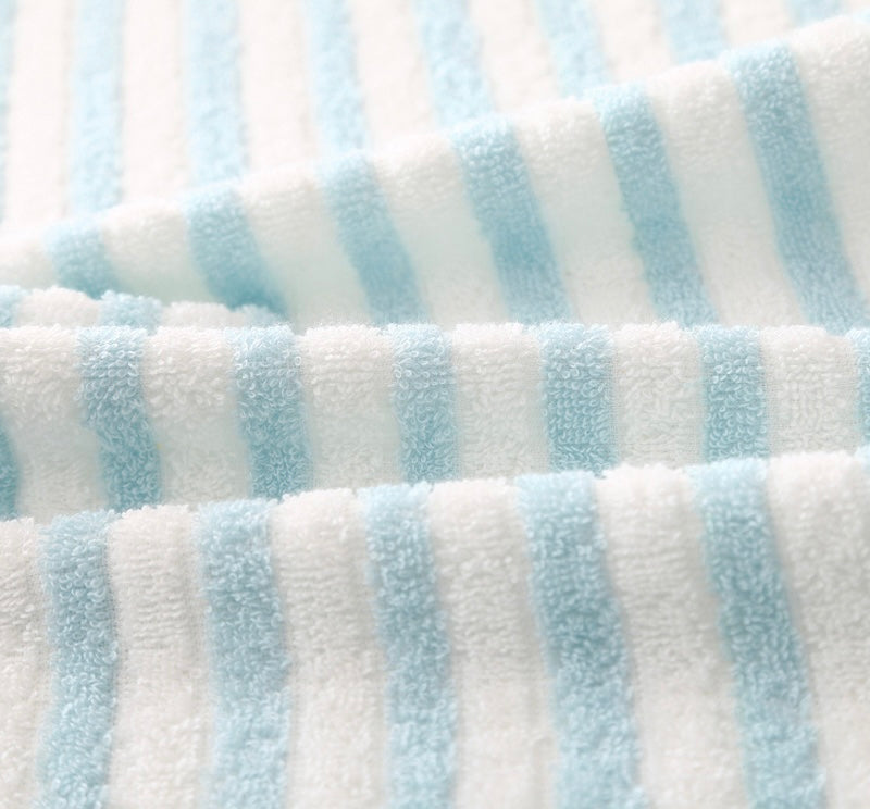 Pastel Stripe Cotton Towel – Softness Meets Everyday Elegance Berriscent