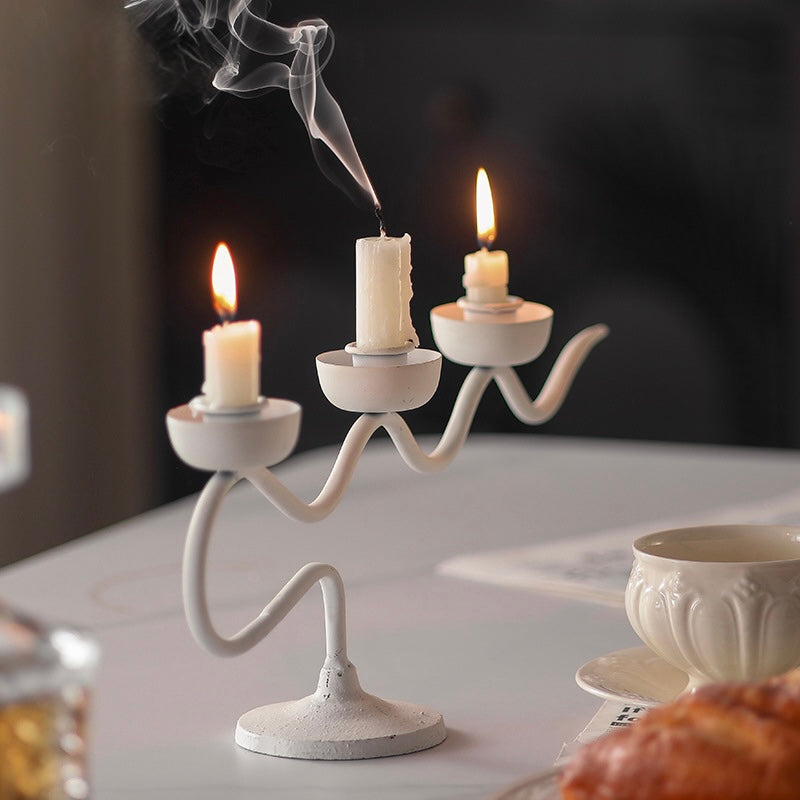 Wavy Trio Candle Holder Berriscent