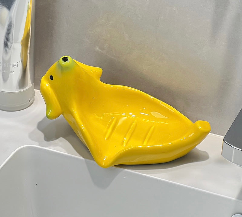 Dachshund Ceramic Vanity Organizer Berriscent