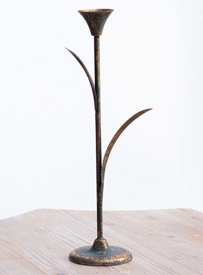 Willow Flame Candle Holder – Wrought Iron Berriscent