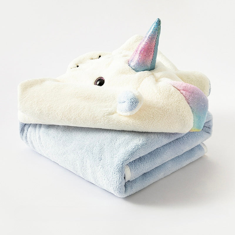 Starlume Unicorn Hooded Towel Berriscent