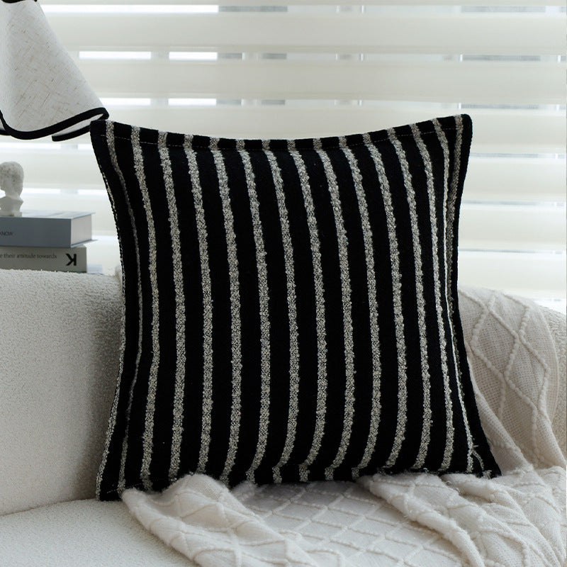 Modern Black & Silver Pillowcase 45x45 Berriscent