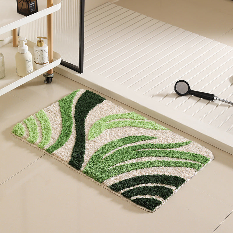 Abstract Tufted Bath Mat Berriscent