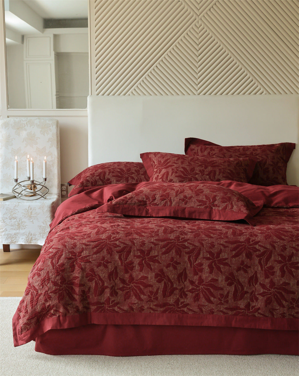 Imperial Bloom Pure Cotton High-End Bedding Set Berriscent