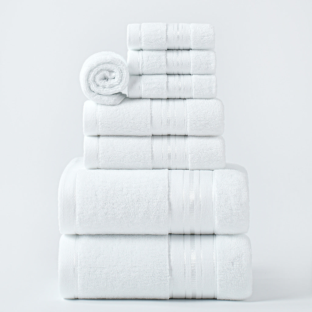 Border Rhythm | 8-Piece Cotton Towel Set