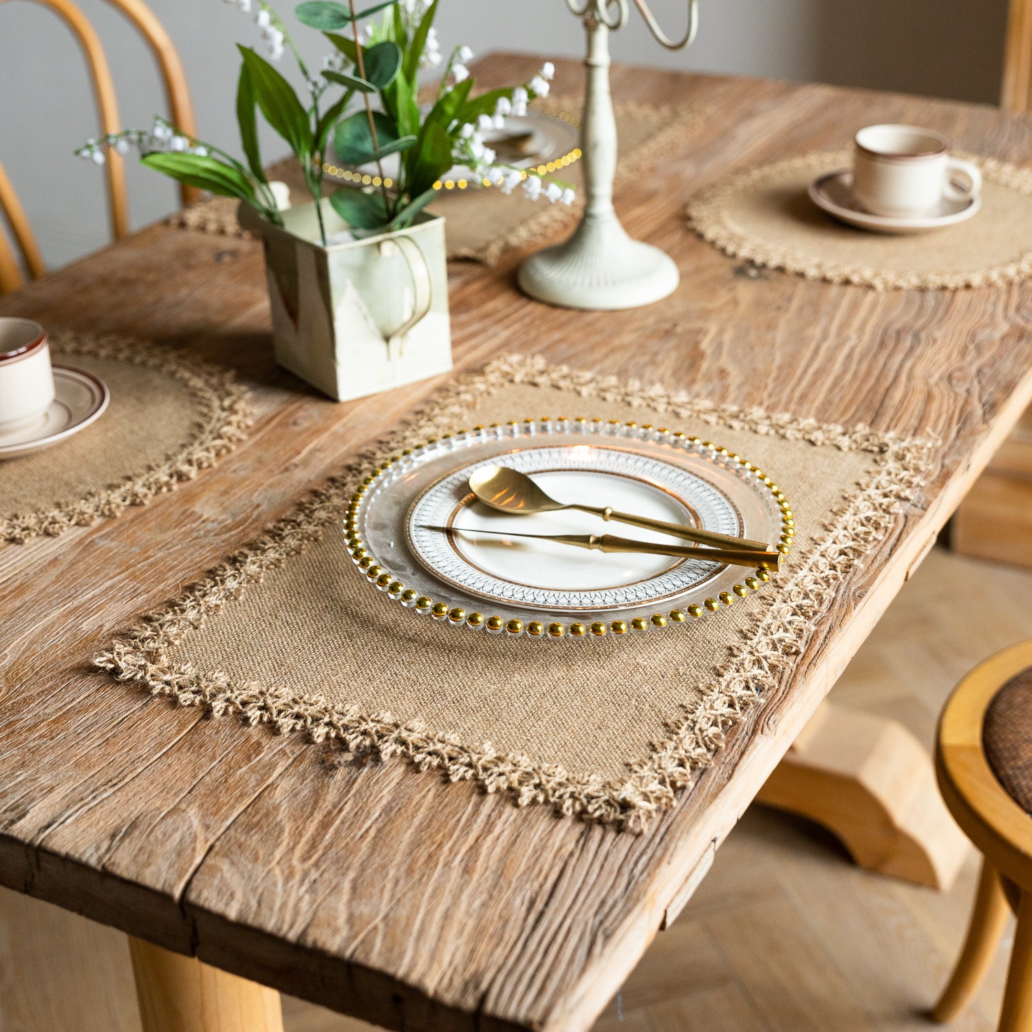 Rustic Weave Placemat – 30×45 cm Berriscent