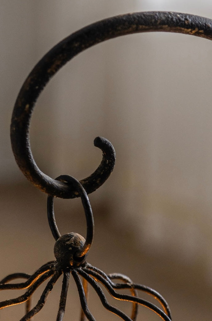 Vintage Scroll Lantern Stand Berriscent