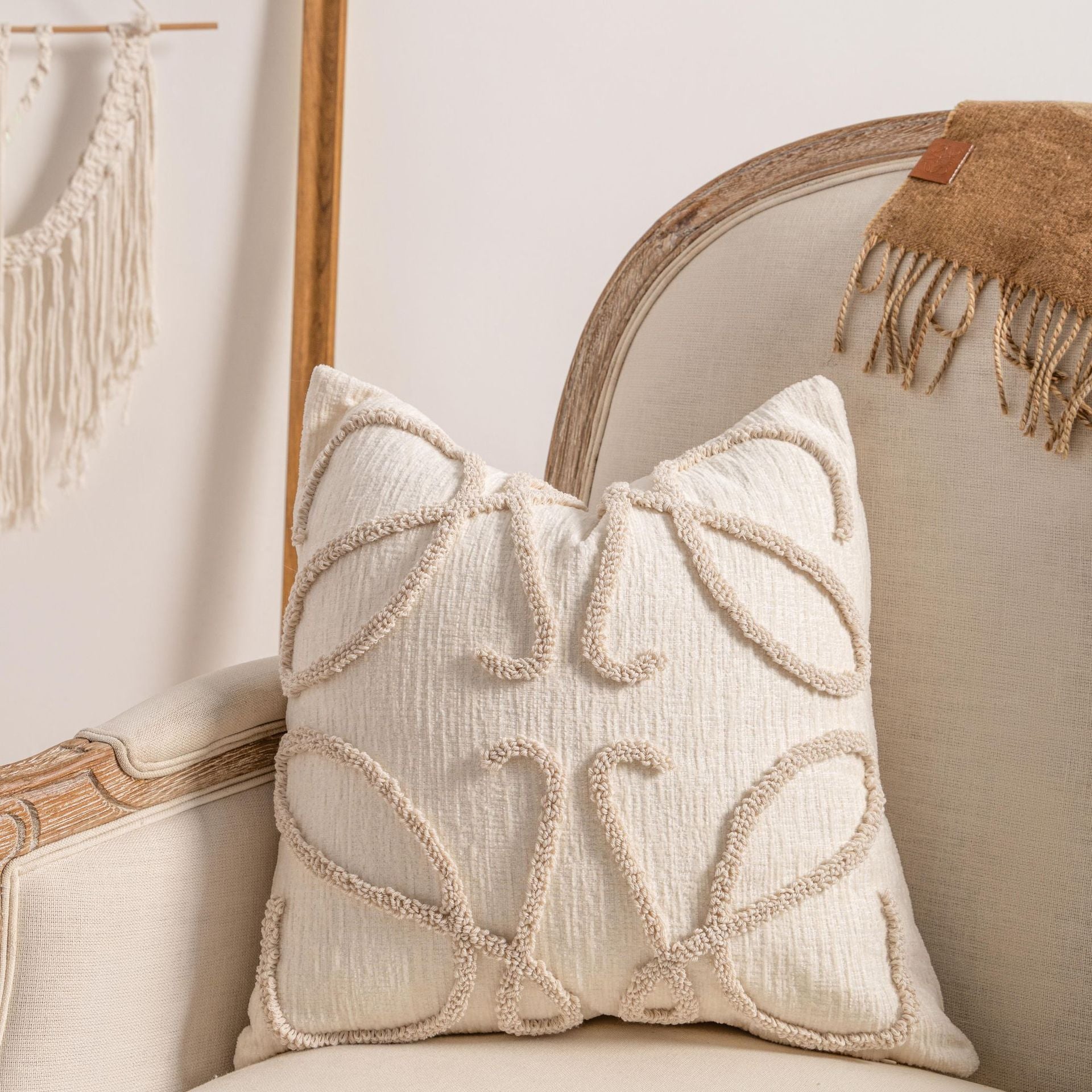 Textura Natural Cushion Cover Collection Berriscent