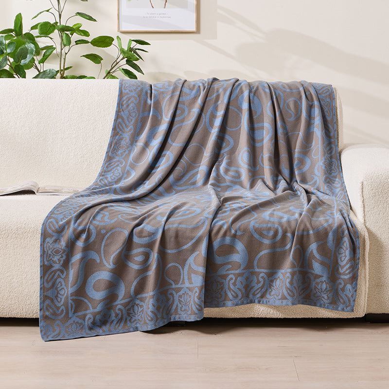 Serene Paisley Reversible Throw  Berriscent