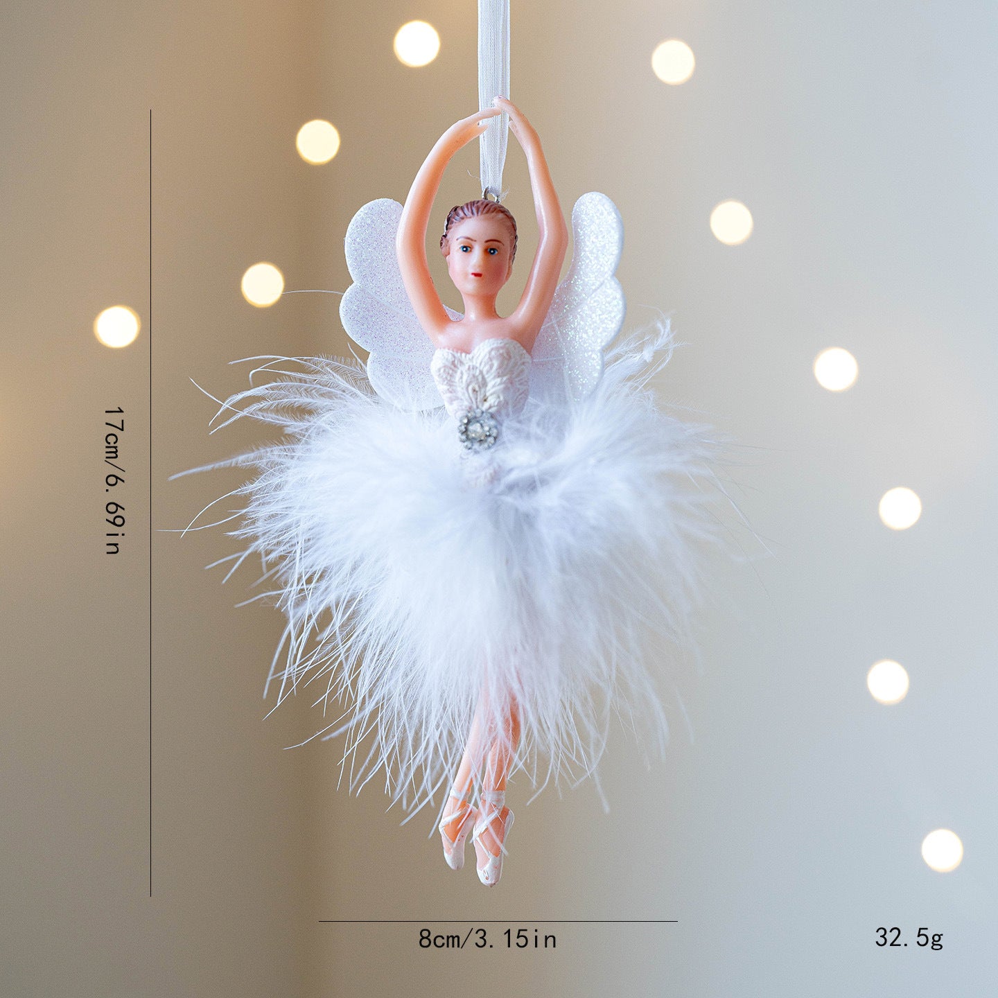 Elegant Ballerina Hanging Ornament