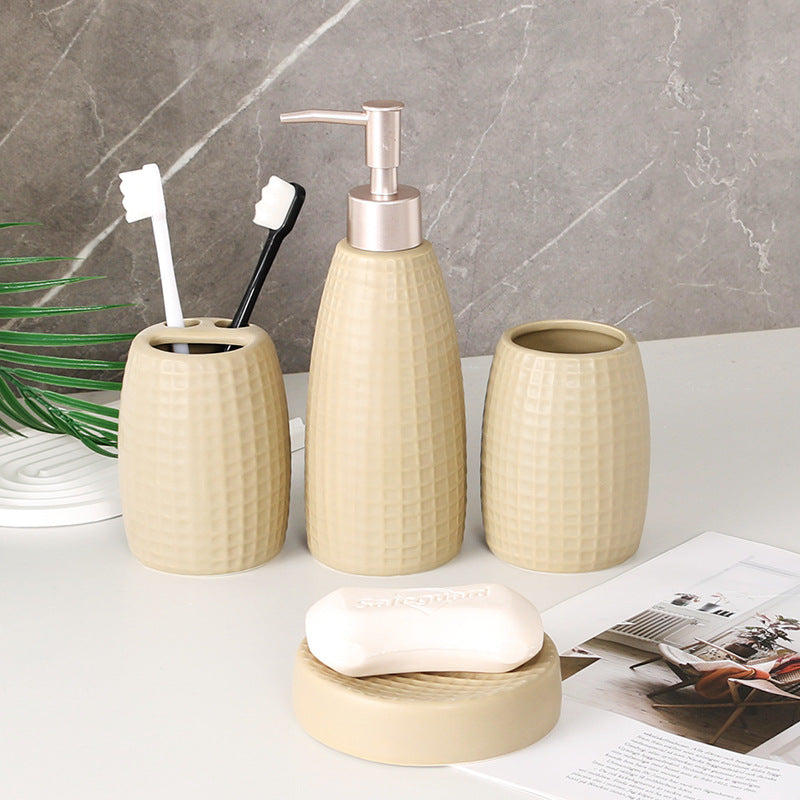 Terra Form Ceramic Bathroom Set