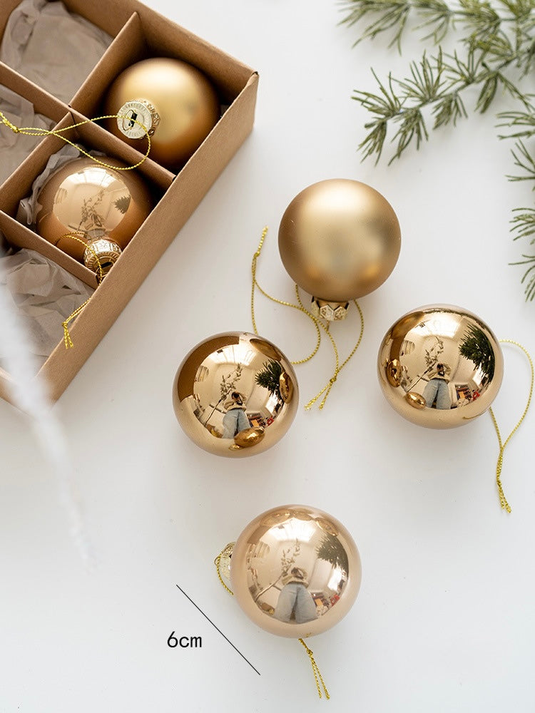 Elegant Christmas Ball Ornament Collection – 6cm Baubles Berriscent