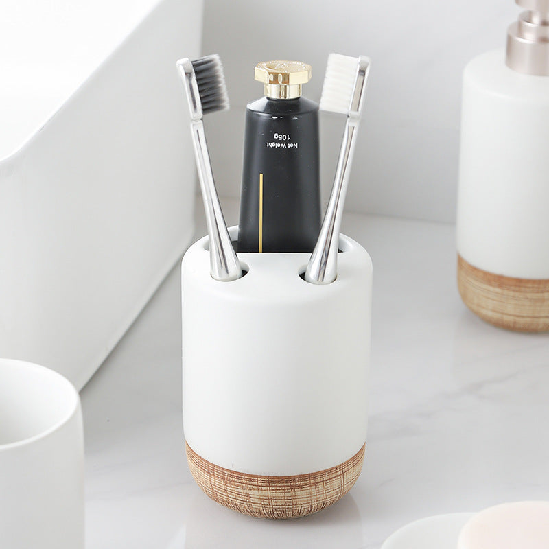 Nord Haven Ceramic Bathroom Set Berriscent