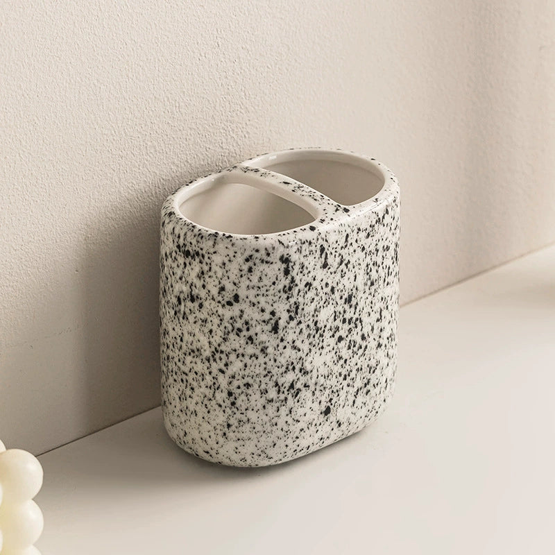 Terra Speckle Ceramic Bathroom Collection Berriscent